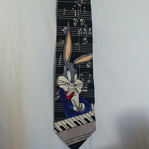 Vintage Looney Tunes Mania Tie. - Picture 2 of 3